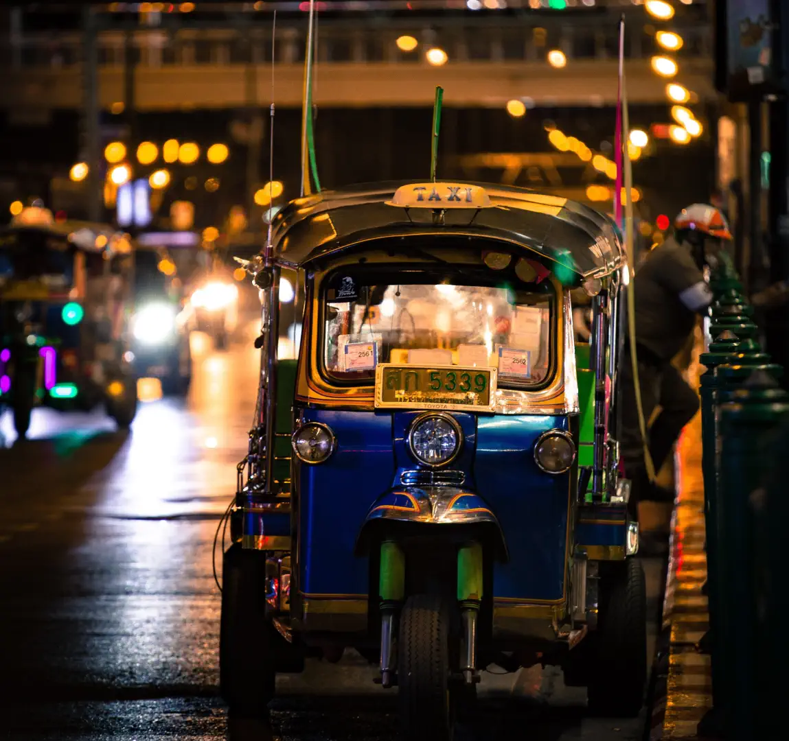 Tuk tuk w Bangkoku